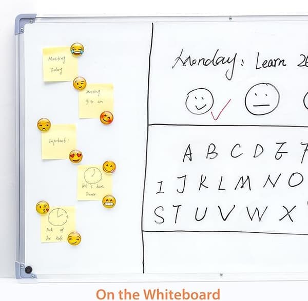 Emoji Magnet Kylskåpsmagnet Dekorativ Whiteboard Klassrumsskåp