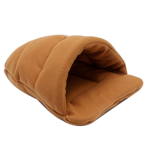 Paksu fleece lämmin koiran kissan teltta luolapesä sänky tossun muotoinen lemmikin makuupussi