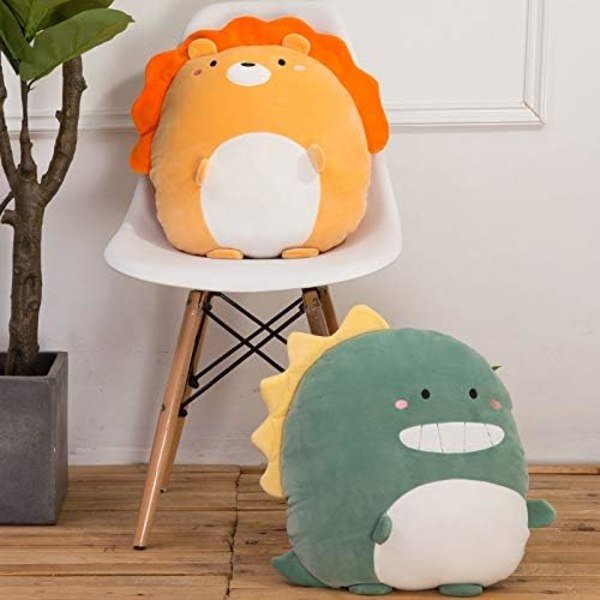 Mjuk plyschkramkudde söt plyschdjur plyschleksak barn plyschdjur plyschleksaker för födelsedag Alla hjärtans dag Lion 16 inch