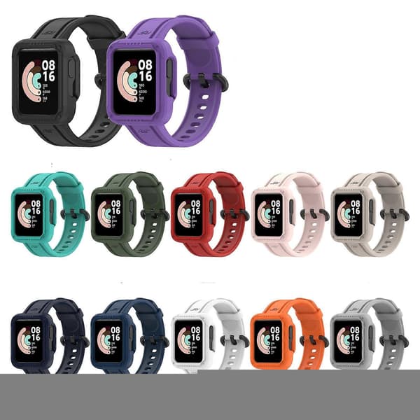 Silikoninen kellon ranneke Xiaomi Redmi Watch Lite -kellolle Orange