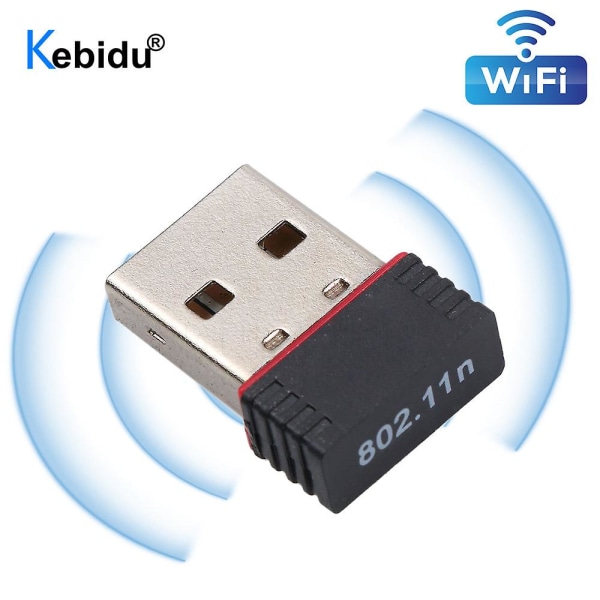 Kebidumei 150mbps ulkoinen verkkokortti USB Wifi Lan Adapteri Wi-Fi USB Langaton vastaanotin Dongle PC kannettavalle tietokoneelle Rtl8188