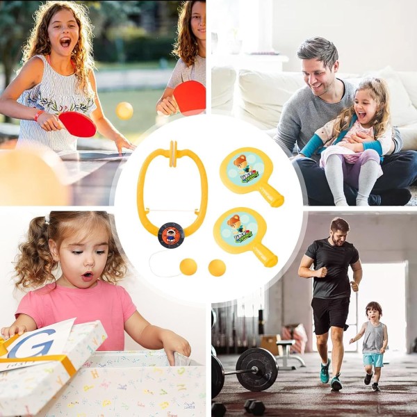 Pingis Tränare, Träning Bollmaskin, Inomhus Häng Bordtennis, Dörr Pong Spel Tränare, Bordtennis Tillbehör Utrustning Orange1