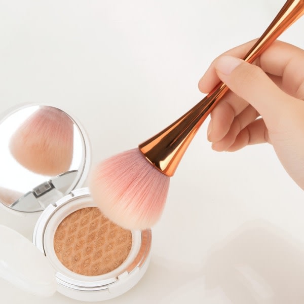 Rose Gold Powder Blush Brush Professionell makeupborste