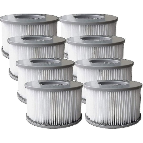 8 X Premium Kvalitets Erstatningsfilterpatroner for Mspa Boblebad og Spabasseng - Snngv - -