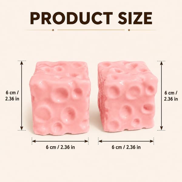 2-pak lyserød osteklemmelegetøj, blødt formbart uden at springe tilbage, vaselinefyldt ostefidgetlegetøj, sensorisk skrivebordslegetøj, sjov nyhedsartikel 2 Pack/Pink