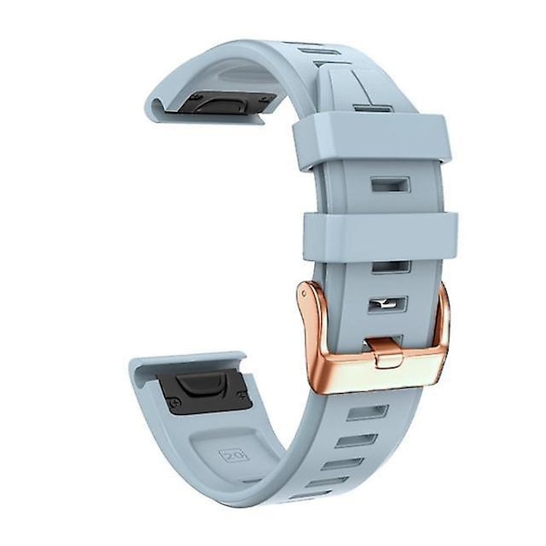 Vaihtohihna Garmin Fenix 5S Plus 6S Pro:lle, Silikoninen 20mm Älykello Ranneke Sky-blue
