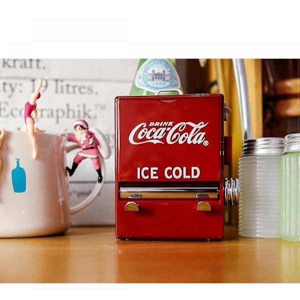 Aveki Coca-cola Tandpetshållare Automat Liten-ZZY
