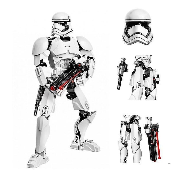Uusi design Star Wars -toimintahahmolelu lapsille Iskusotilaat Stormtrooper
