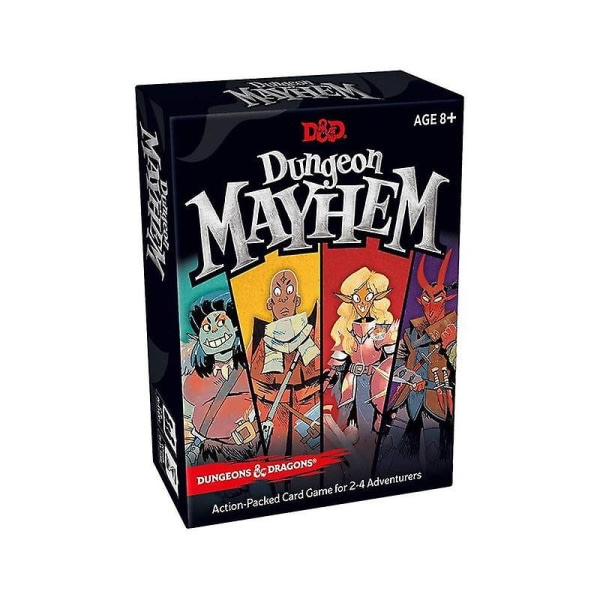 Familie sjovt brætspil spillekort Dungeones Mayhem Kortspil Familie forældre-barn fest brætspil kort gave til Baldur's Gate Expansion Style