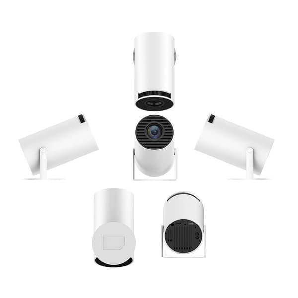 Mini 4K-projektor med WiFi og Bluetooth – Android 11, automatisk keystone-korreksjon, 180° rotasjon