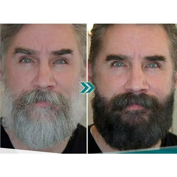 Pencil Beard Filler Blyant Beard Enhancer Vandtæt Mustache Farveværktøj Hårblyant Sort