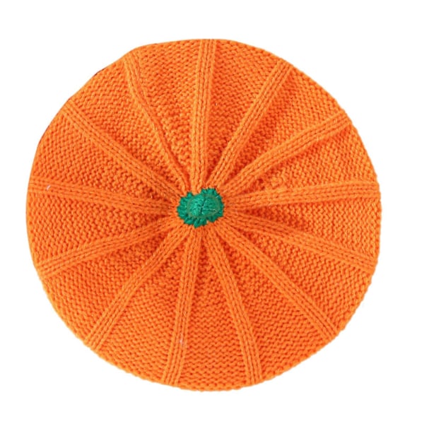 Forældre-barn Hat Grøn Squash Strikket Beret Cap Vinter Mor Og Baby Beanie Hat Til Udendørs Daglig Brug One Size,Adult