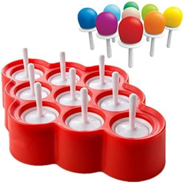 Forme til ispinde, silikone ispindeforme, mini BPA-fri ispinde, værktøjssæt til fremstilling af ispinde