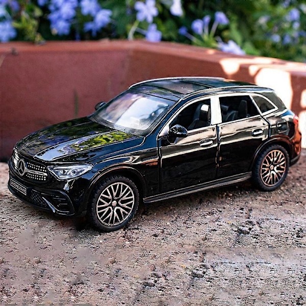 1:32 GLC400 SUV GLC Metalliseosautomalli Ääni- ja valoominaisuuksilla Vedettävä Lasten Lelu Keräilyesineet Syntymäpäivälahja Leluautot Red