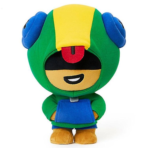 Cartoon Brawl Spike Dockdocka Perifer Plush Leon Dockdocka Hjälte Leksak Figur Spel Present hög kvalitet MTS black crow