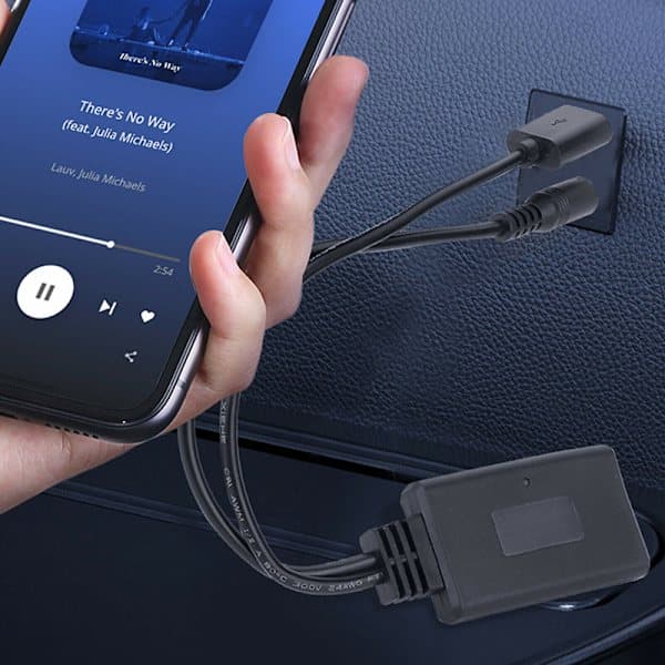 Langaton Bluetooth 5.0 HIFI-sovitin ja -vastaanotin auton AUX-tuloon