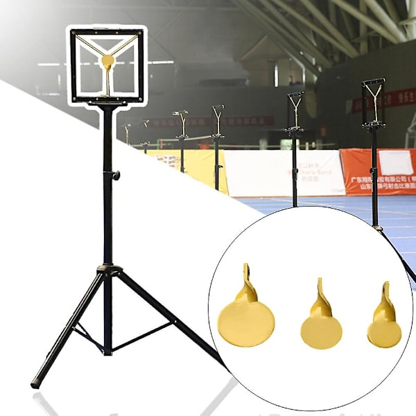 3 stk. Rustfrit Stål Spinner Mål Plinking Skydning Øvelse Træningsplade (2,5/3/4cm) til Konkurrence