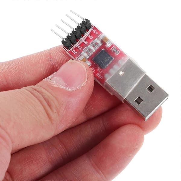 CP2102 USB 2.0 til UART TTL 5 PIN stikmodul seriel konverter tilfældig farve