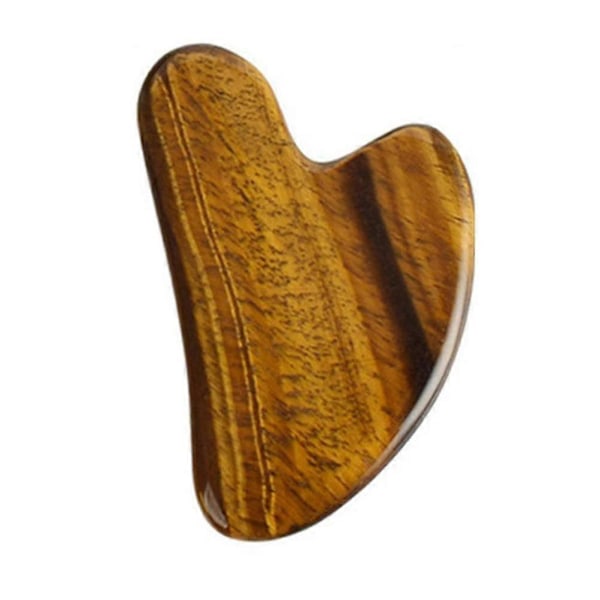1 stk Tigerøye Gua Sha-brett Praktisk Skrap Massasje Brett ( )