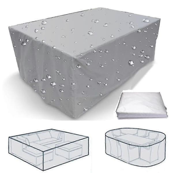 75 Storlekar Vattentäta Utomhus Trädgårdsmöbler Skydd Regn Snö Stolsöverdrag Tw 315x160x74cm