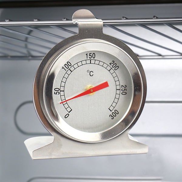 BBQ Termometer Måler Lettlest Lang Holdbarhet Rustfritt Stål Rask Respons Grilltemperatur