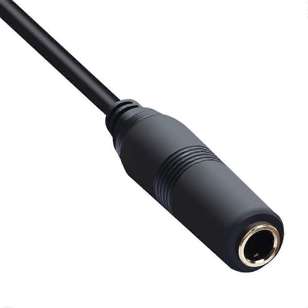1/4'' TRS 6.35mm Han till 6.35mm Hon Stereo-kabel för Gitarrförstärkare 2m Binaural