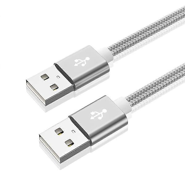 USB 2.0 A Han til A Han USB Kabel 480 Mbps Højhastigheds Dataoverførselskabel Gold 2m
