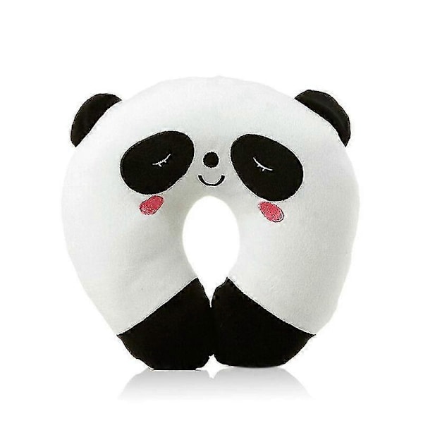 9 Färger Mjuk U-formad Plysch Sov Nackskydd Kudde Kontorskudde Söt Härlig Resekudde För Barn/Vuxna panda