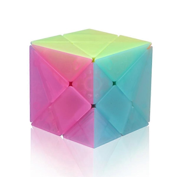 Qiyi Axis Cube Magic Speed Cube Stickerless Profesjonell Fidget Leker QIYI Axis 3x3 Cubo Magico Puslespill Jelly