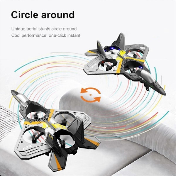 RC Fjernstyret Flyvemaskine 2.4G Fjernstyret Jagerfly Hobby Fly Svævefly EPP Skum Legetøj RC Drone Børnegave-A