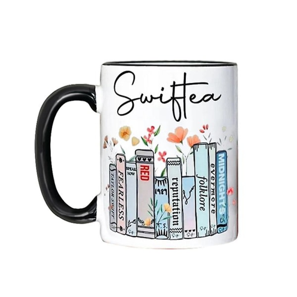 Swiftea kaffekopp - morsom søt krus - gave, for kvinner og jentefans, nyhet kaffekrus C