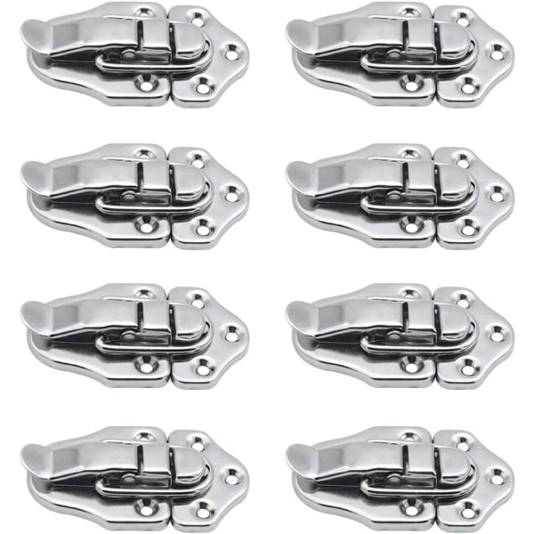 Toggle Clasp Toggle Lock Lever Closure for Jewelry Box Gift Boxes Toolbox Suitcase and Chest - Silver