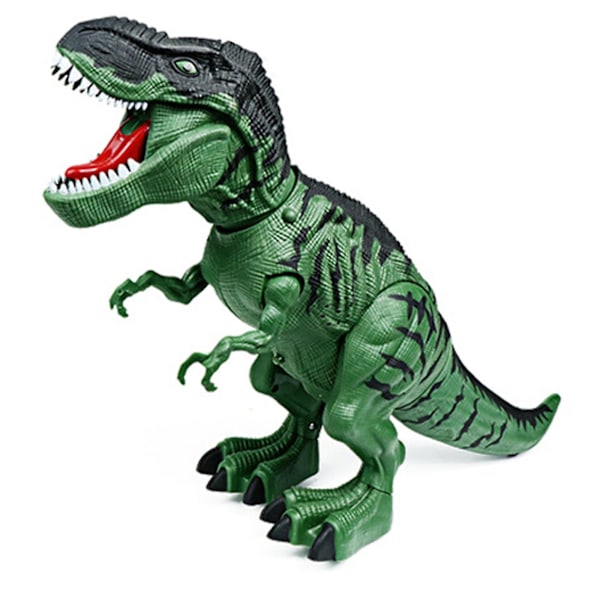 Simulerad Dinosaurie-leksak T-Rex med Elektrisk Rörelse, Lägger Ägg, Rör På Huvudet och Ryter green