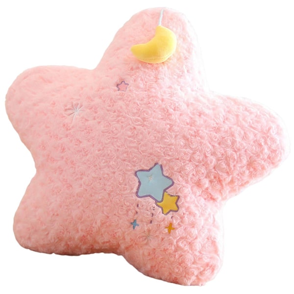 Söpö Tähtikuu Pehmolelu Täytetty Nuken Ihastuttava Pehmeä Plushie Tyynytyyny Pehmolelu Lapsille Vauvan Lohtua Lahja Xixi Pink Little Stars