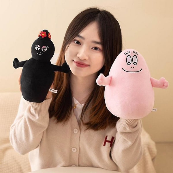 Barbapapa Plys Legetøj Anime Barbapapa Dukke Bløde Plys Legetøj Kawaii Barbapapa Monster Dukke Pude Børn Fødselsdag Julegave [DB] pink