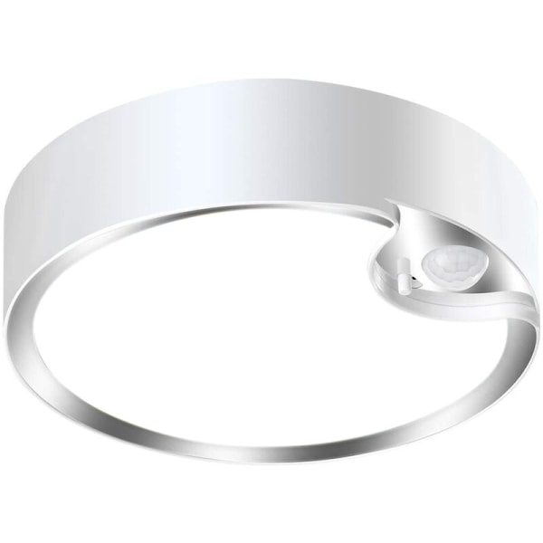 Bevegelsessensor LED Batteridrevet taklampe IP64 Rund