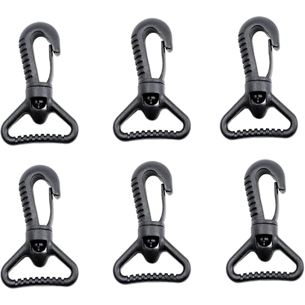 Plastik Snap Hooks, Plastik Swivel Snaphook Push Gate Clip Rotary Snaphook Rotate Claw Snap Clip Spænde Spænde Kroge til Rem