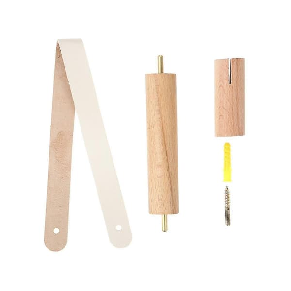 1 Set Trä Rulle Toalettpapper Pappershanddukshållare