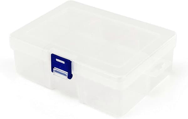 Klar Plastik Multi Purpose Håndværk Organizer 6 Rum Opbevaringsboks