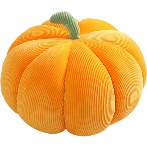 Mjuk plyschpumpa leksak fluffig stoppad dekoration orange 18cm