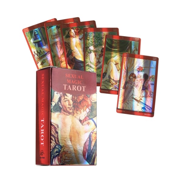 Sexual Magic Tarot Deck Magic Erotisk Tarotkort Annonse - Perfekt én størrelse