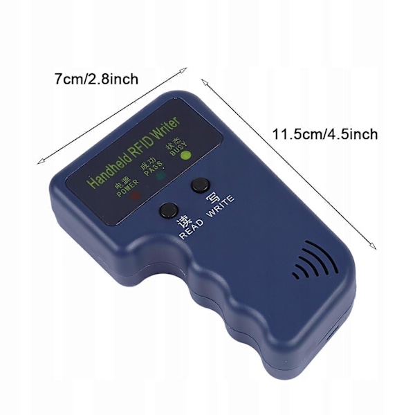 125kHz RFID-ohjelmoija, kopioija, kirjoitin, lukija, ID-korttien kloonaaja ja avain