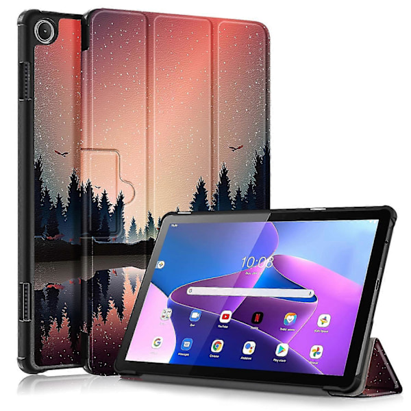 Læder Smart Tablet Etui Til Lenovo Tab M10 10.1 3. Gen Sunset
