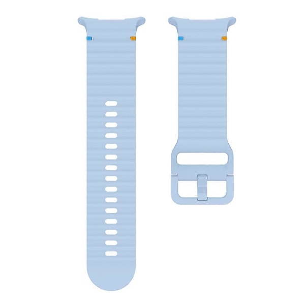 Silikonklokkearmbånd for Samsung Galaxy Watch Ultra 47mm Light Blue