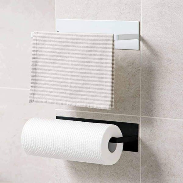 Keittiöpaperiteline ilman porausta, paperipyyheteline seinälle
