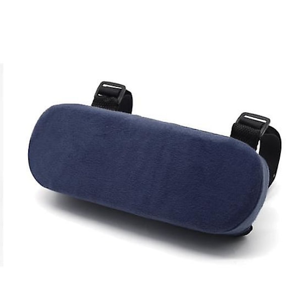 Kontorsstol Armstöd i Memory Foam Bomull PP Kudde Fyllning Armstöd Mjuk navy blue