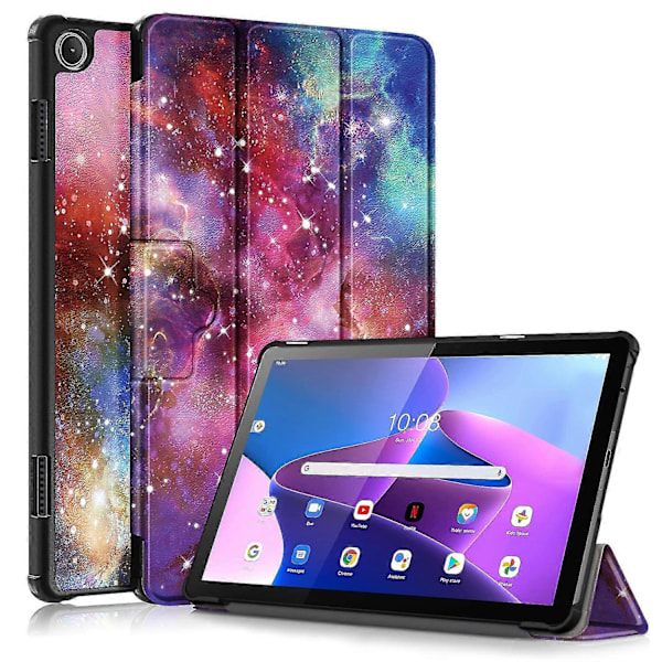 Læder Smart Tablet Etui Til Lenovo Tab M10 10.1 3. Gen Milky Way