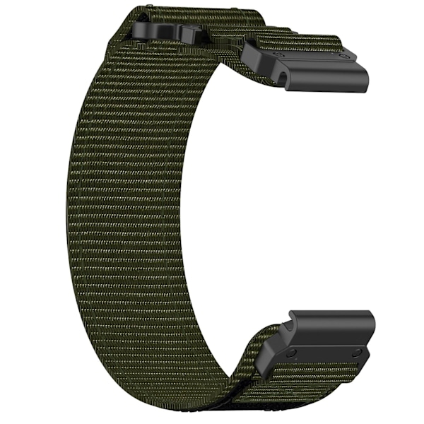 22mm Nylon Urrem til Garmin Instinct Crossover Solar Army Green