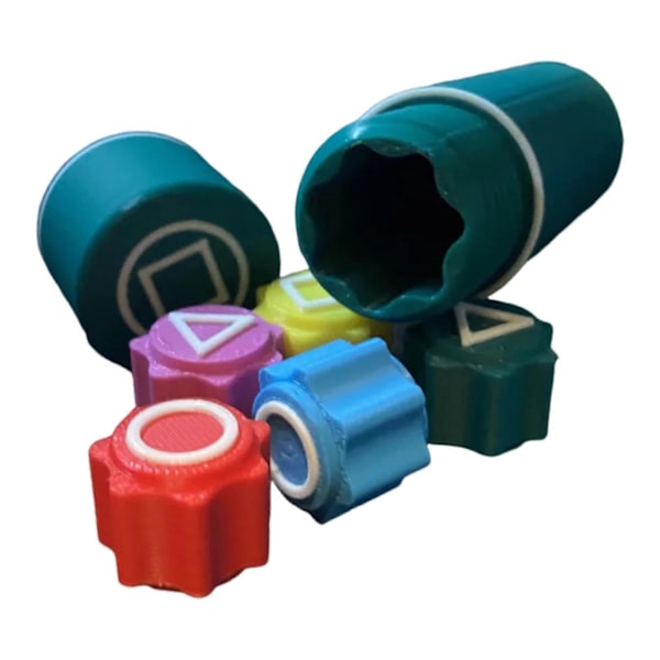 Squid Game, Squid Game Gonggi, Gonggi korealainen peli, Squid Game Gonggi -setti, Squid Games, kannettava kivienpyydystyspeli Dark Blue