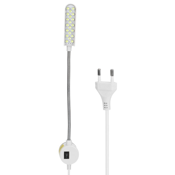 Sy LED symaskine 20 lys energibesparende lampe svanehals arbejdslampe EU AC 110‑250V